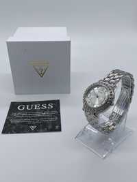 Zegarek damski Srebrny Guess Kryształy cyrkonie biżuteria Nowy Prezent