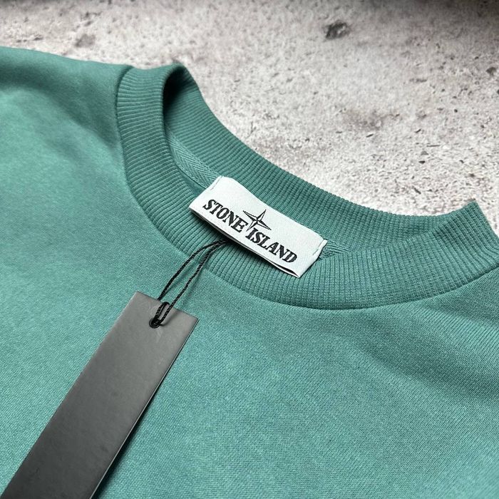 Світшот м'ятний Stone Island XS,S,M,L,XL
