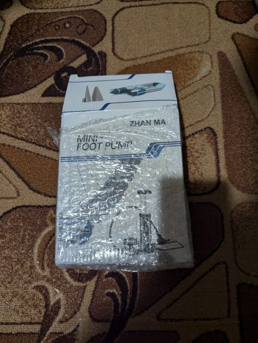 Велосипедний ножний насос з манометром ZhanMa