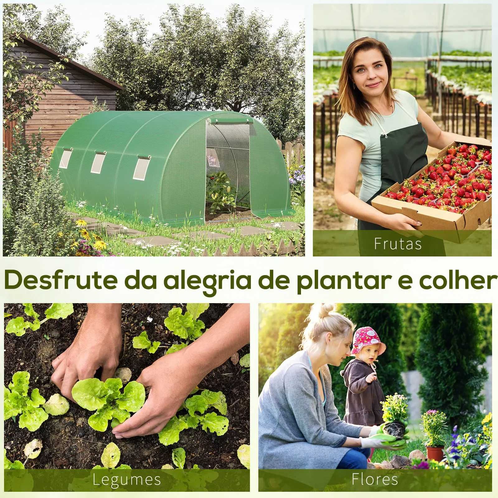 Estufa Tipo Túnel 4,5x3x2 m