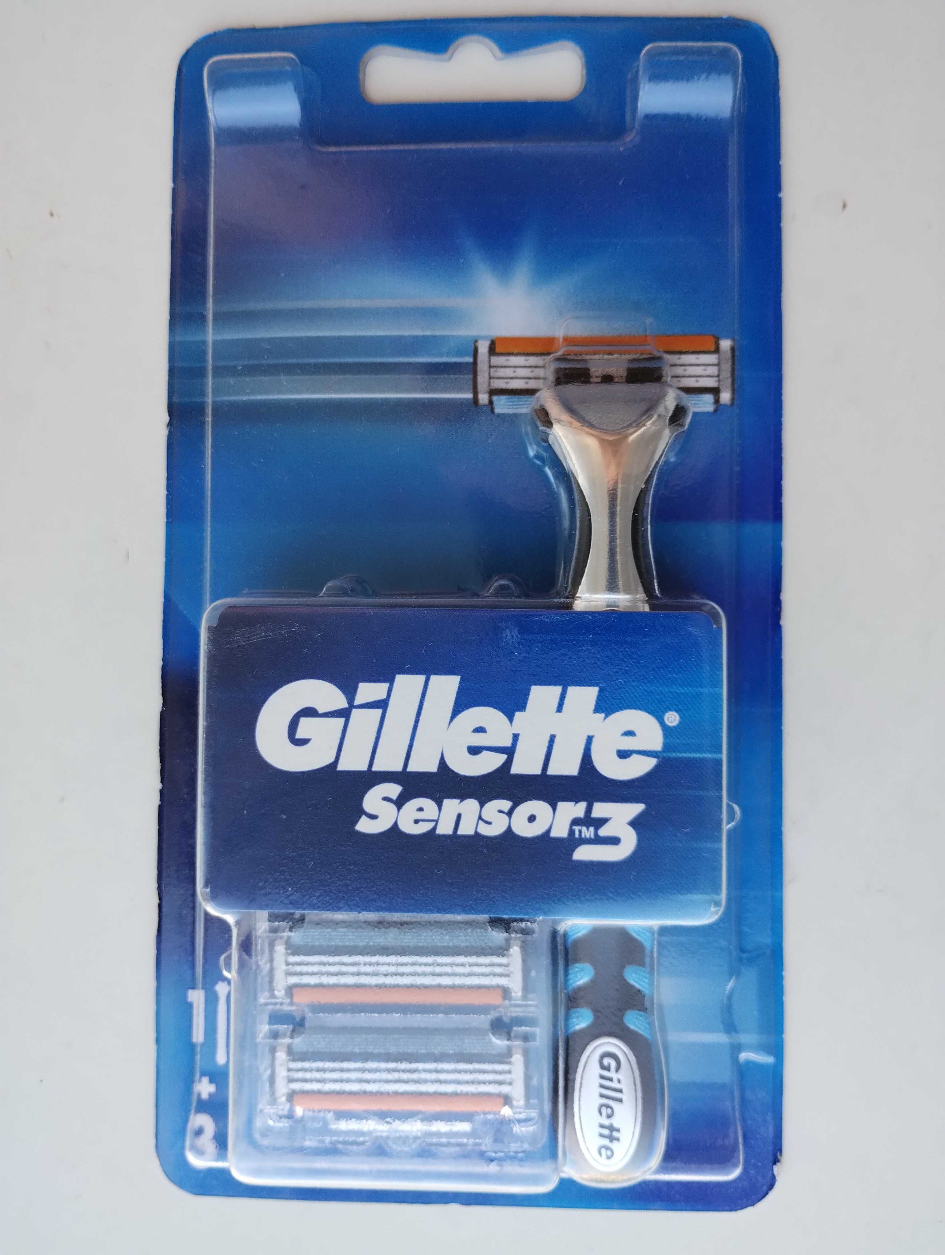 Бритва Жилет сенсор 3 оригінал. Gillette Sensor 3 станок для бриття
