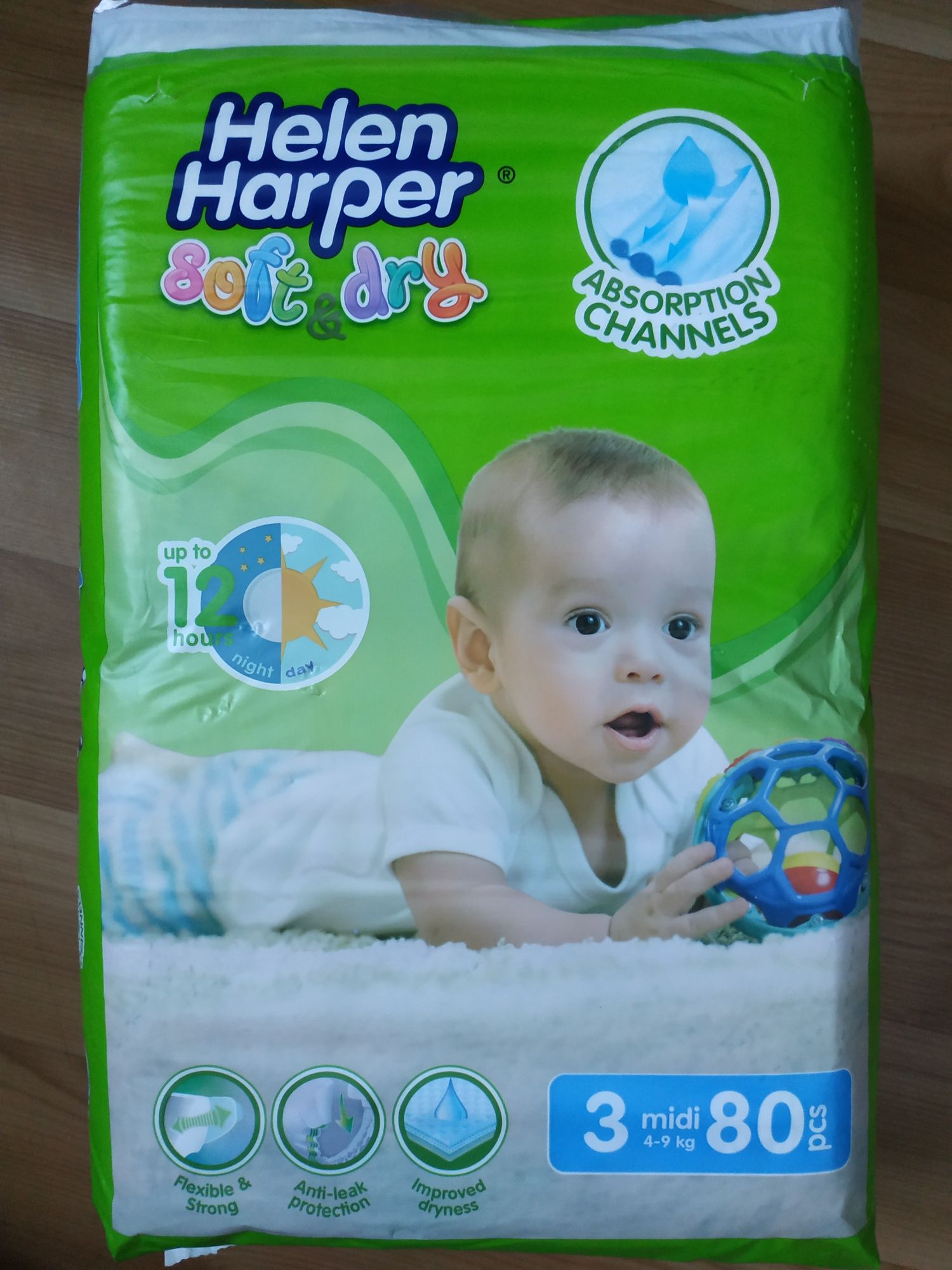 Підгузки памперси 3, 80шт Pampers