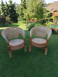Krzesła ogrodowe rattanowe