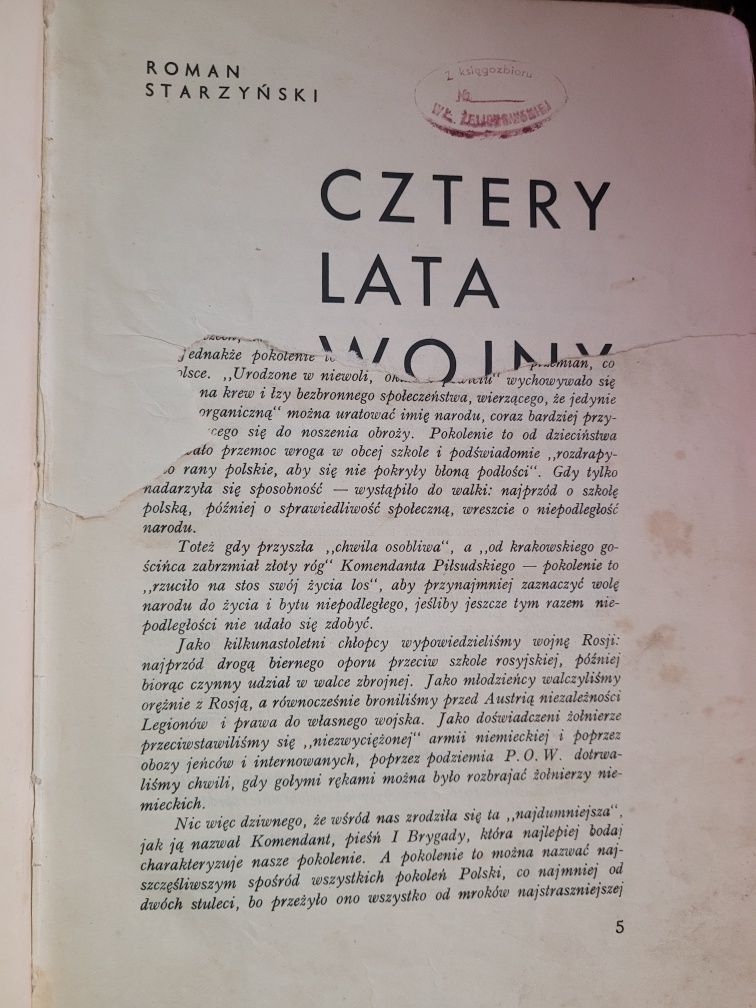 Roman Starzyński 4 lata wojny w służbie Komendanta. 1937 IJP