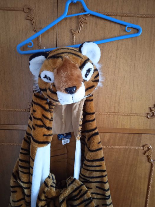 Tygrys kigurumi wielki strój, przebranie, rysunek wymiarów