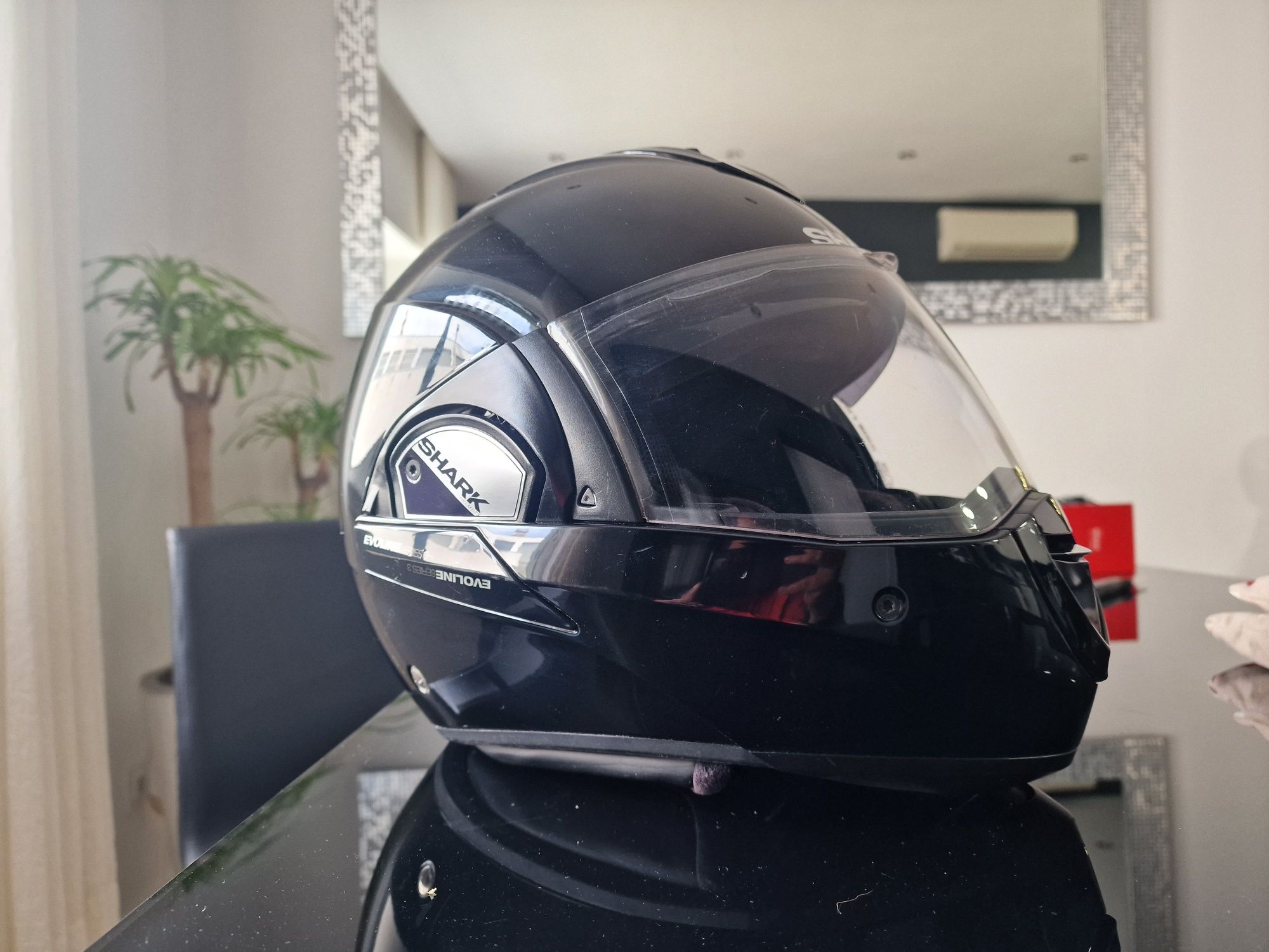 Capacete shark evoline 3 séries +extras Tam. M