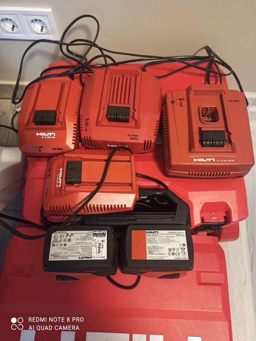 зарядка milwaukee, hilti