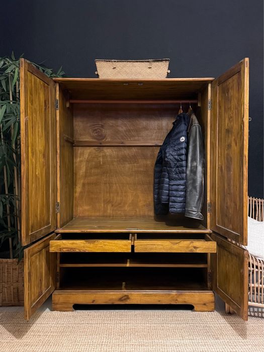 2 armario, roupeiro, louceiro, movel, aparador, oriental, rustico