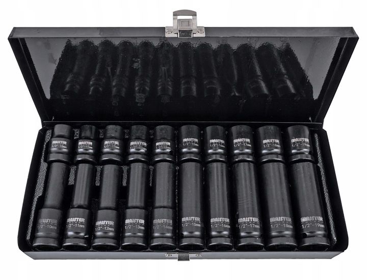 Nasadki Udarowe Zestaw Nasadek Udarowych 1/2 Długie I Krótkie 20el 10-