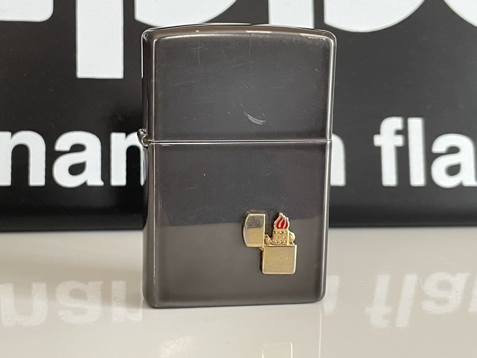 Zapalniczka Zippo 1996 Midnight Chrome Zippo Emblem