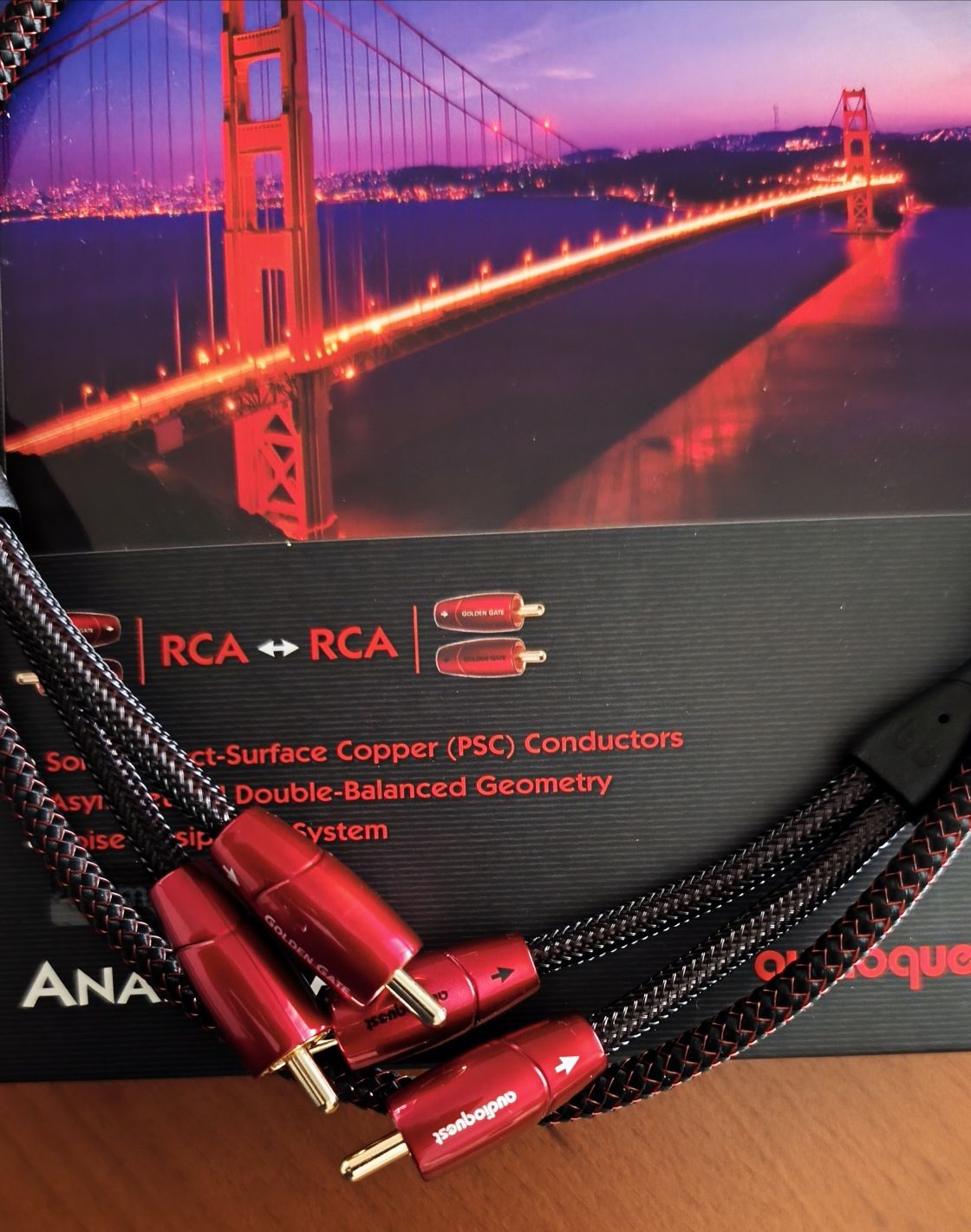 Audioquest Golden Gate 2RCA/2RCA c/1m