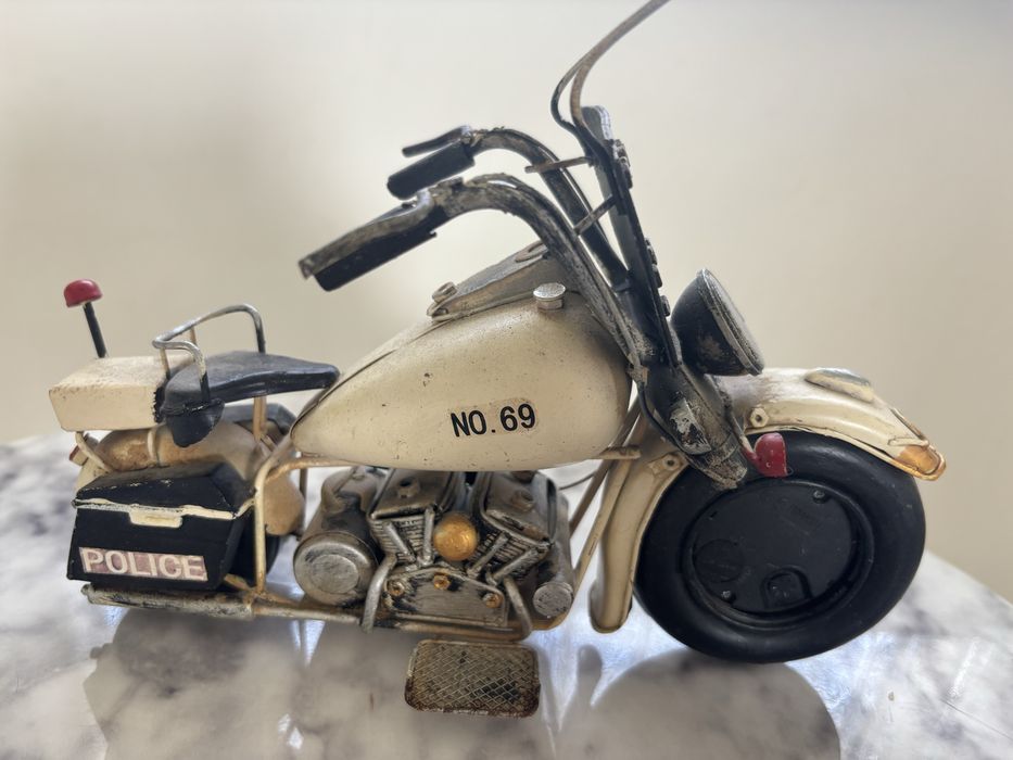 Zegar motocykl stojacy