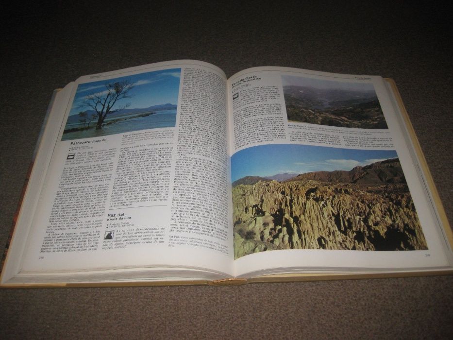 Livro "Dicionário Ilustrado das Maravilhas Naturais do Mundo"