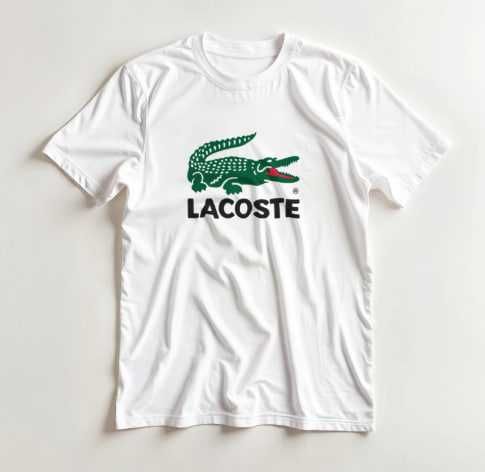 tshirt lacoste branca