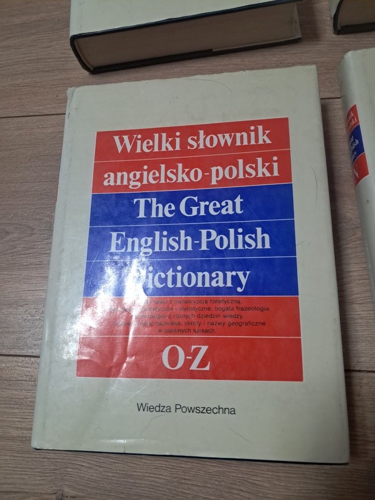 Zestaw 4 słowników Polsko-angielskich