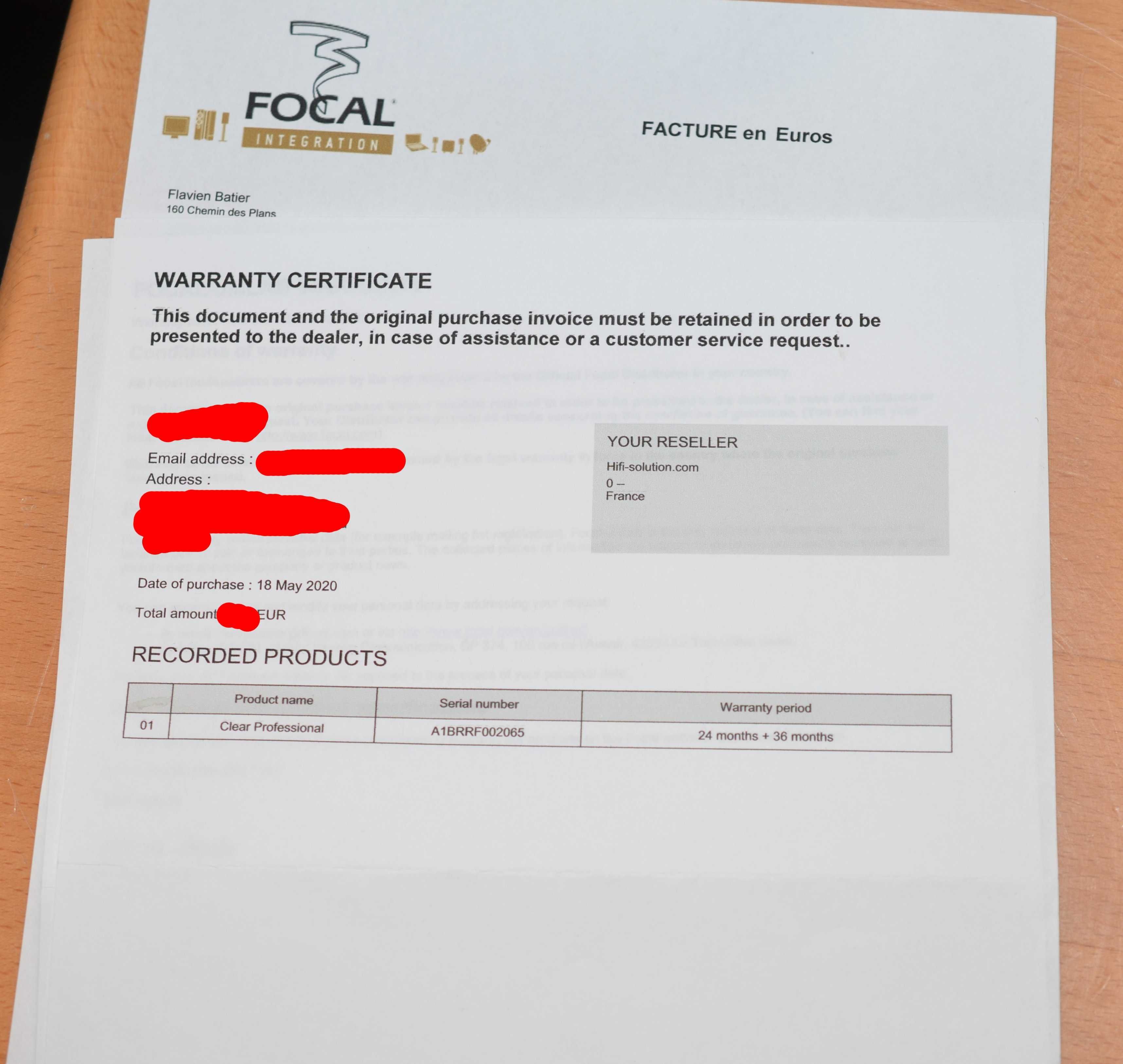 Focal Clear Professional w idealnym stanie duży zestaw na gwarancji