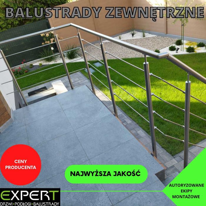 Balustrada szklana, poręcze, balkony, balkony francuskie