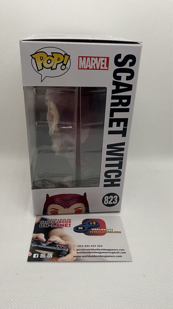 Funko pop scarlet witch wandavision 823 gitd entertainment  earth