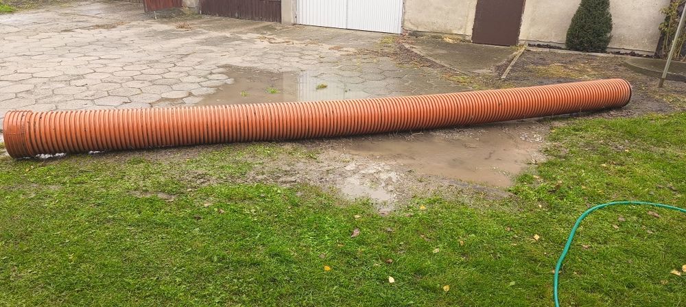 Rura mostkowa na mostek przepust drogowy karbowana fi 300 6m SN8