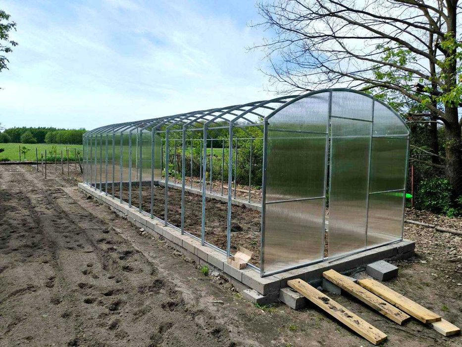 Szklarnia z poliwęglanu 3x4 WYSOKA na stanie 3x6 3x8 3x10 3x12+GRATISY