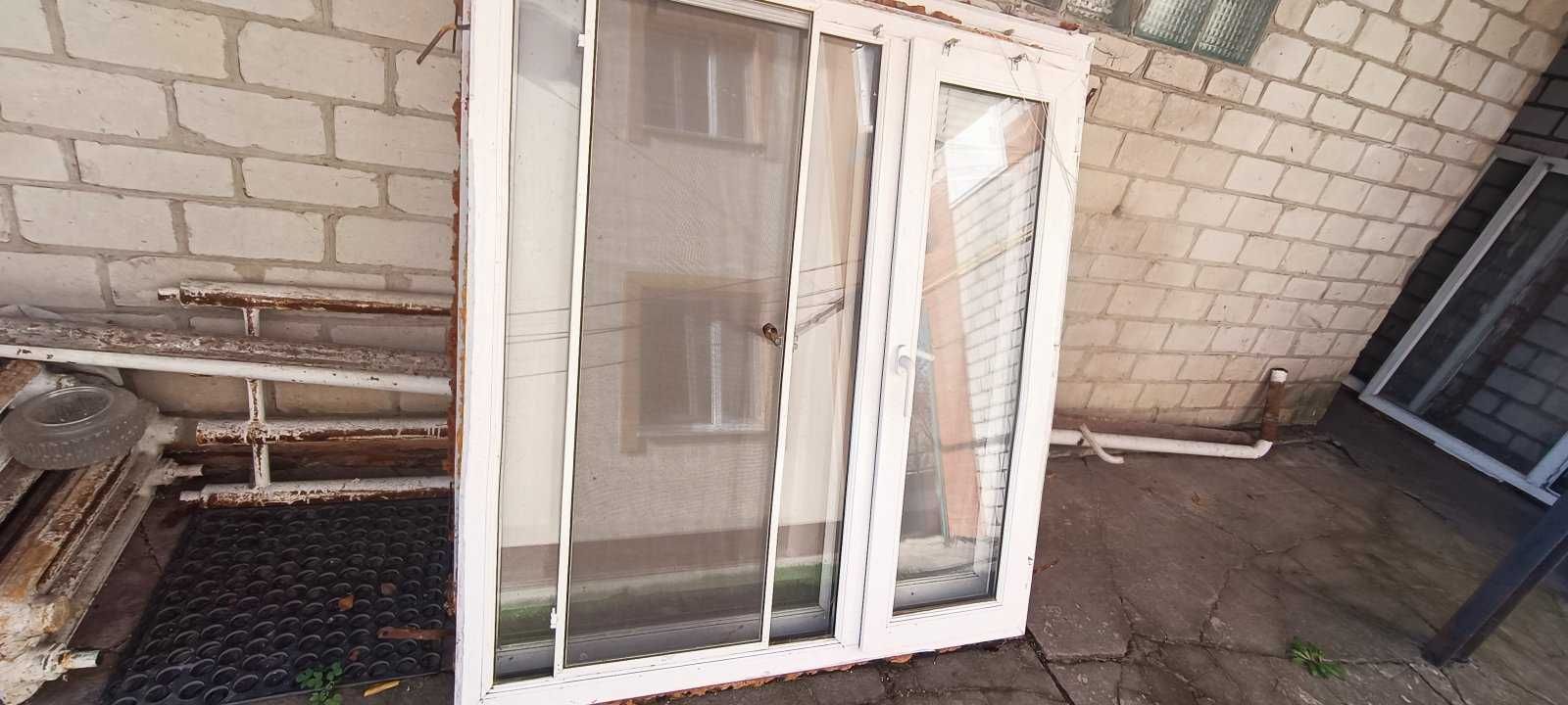 Продам металопластикові вікна та двері деревяні