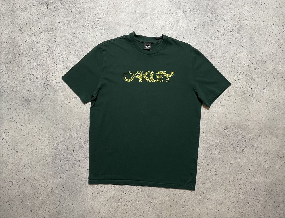 Мужская Футболка Oakley С Большим Логотипом Оригинал Идеал S-M