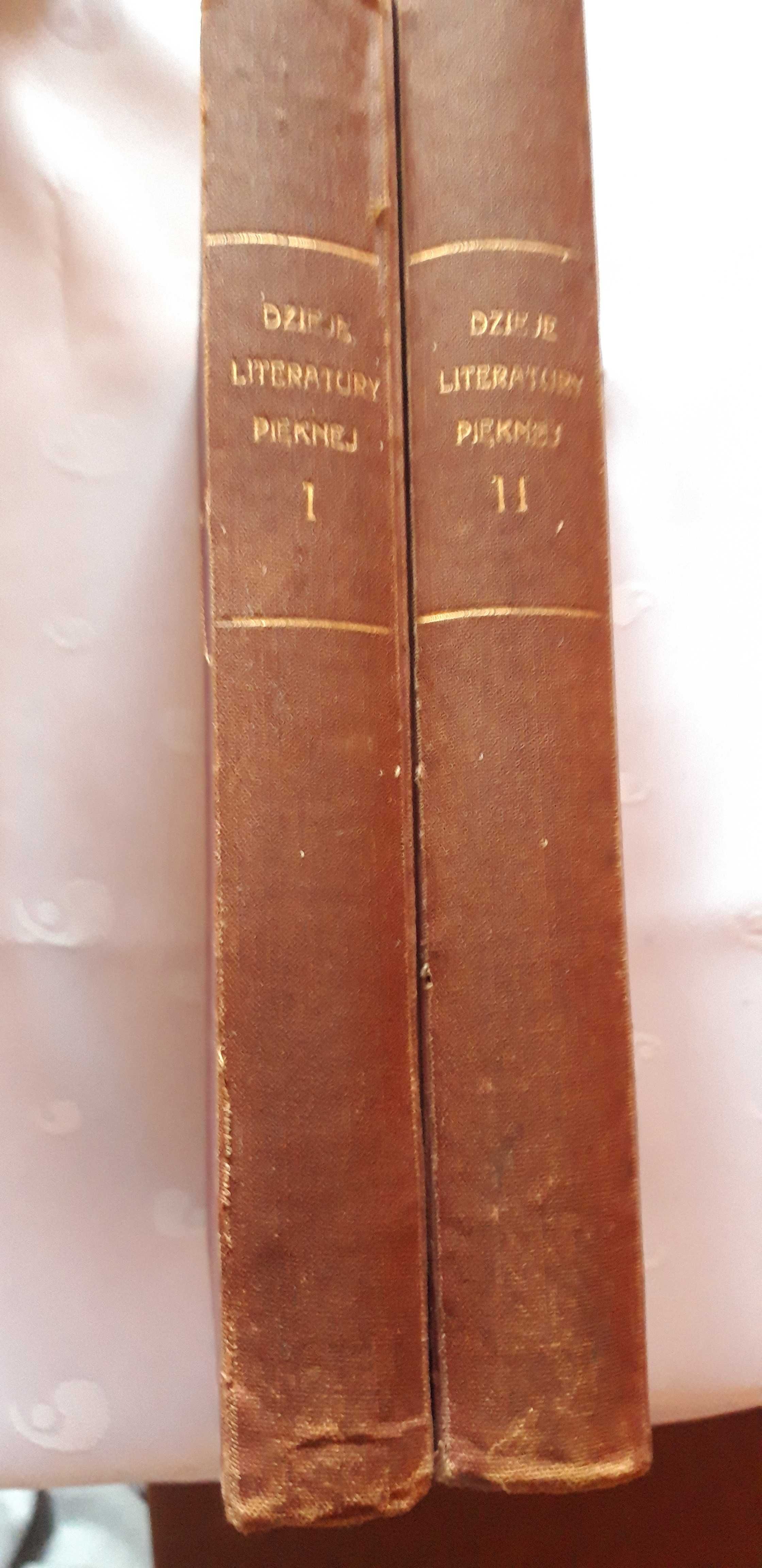 Dzieje Literatury Pięknej w Polsce ,T. 1-2 - Kraków . 1918, opr.