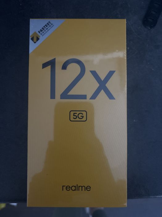 Realme 12x 5g glowing black
