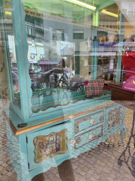 Vitrine de montra de ret rosaria