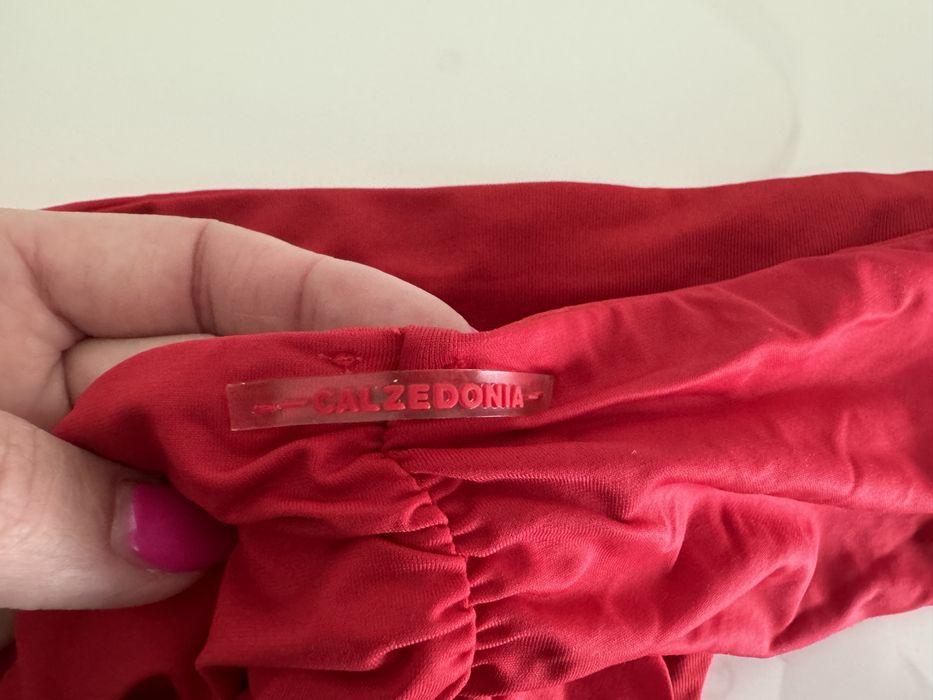 Cueca biquini Calzedónia S vermelha NOVO