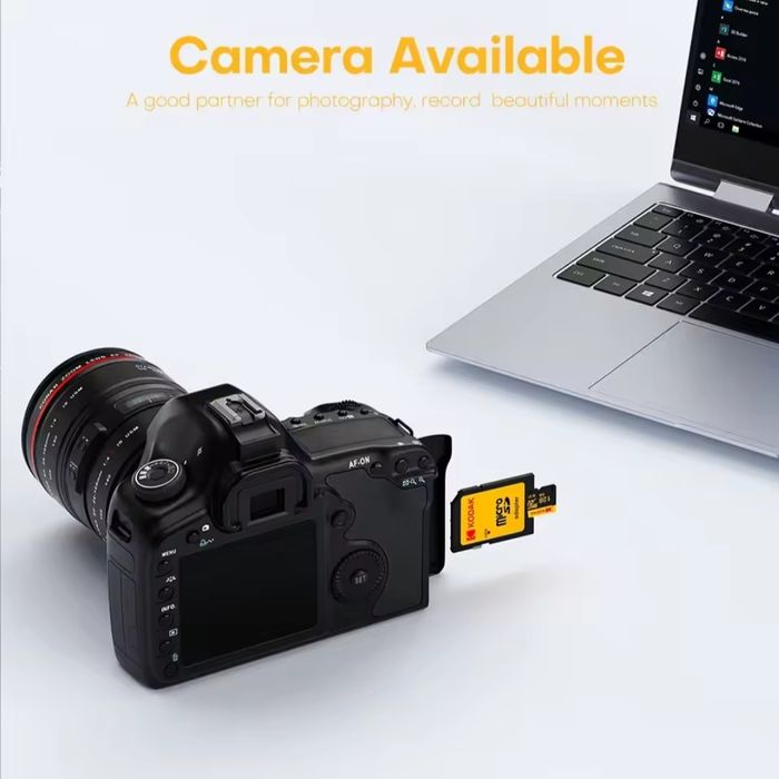 Karta pamięci KODAK 128GB MicroSD C10 V30 U3 A1 4K PREMIUM Chip 100mb/