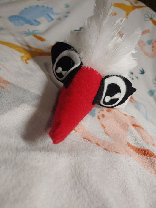 Дитячий костюм пташки "Лелека" / Аист / маска / наголовник