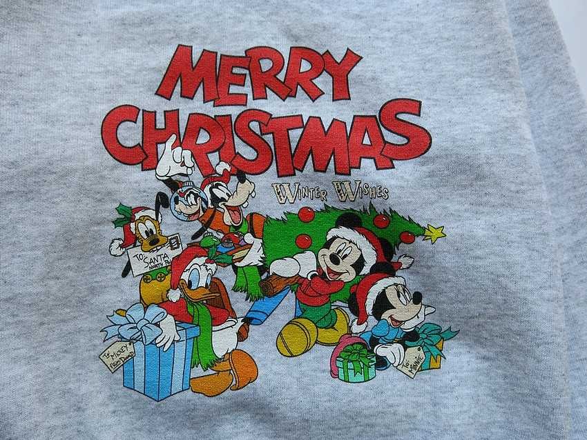 A5515 DISNEY bluza świąteczna Myszka Mickey 7-8lat
