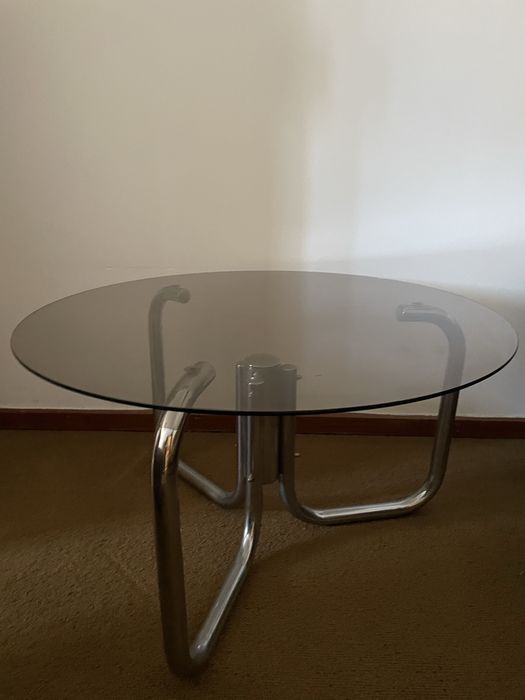 Mesa apoio de vidro