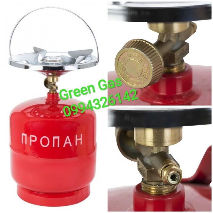 Балон Газовий Пальник 5л 8л 12л Обігрівач Обогреватель Редуктор Шланг