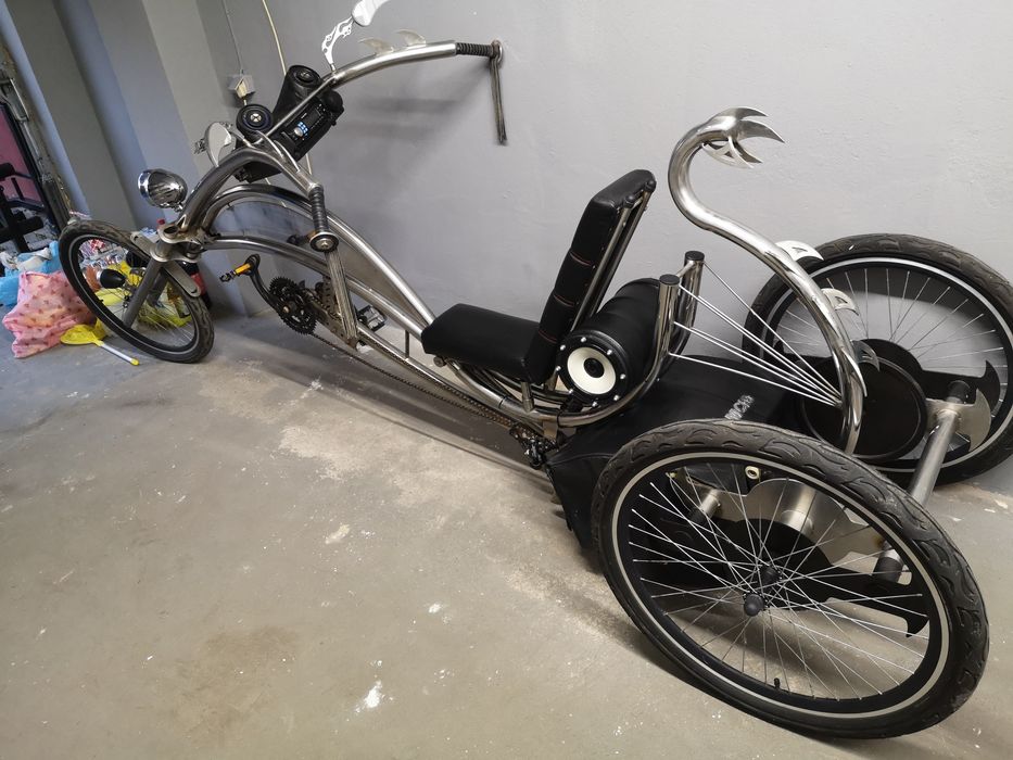 Rower trajka z nierdzewki