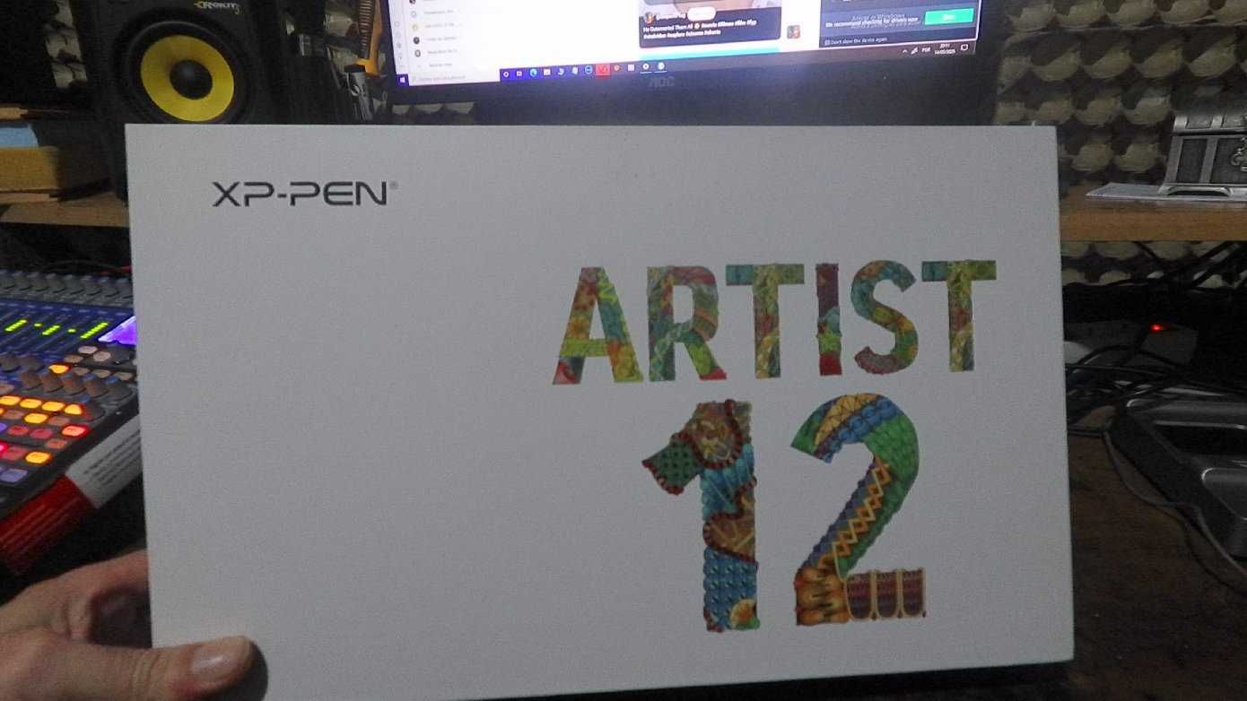 XP PEN ARTIST 12 - Novo,  todos os componentesde origem