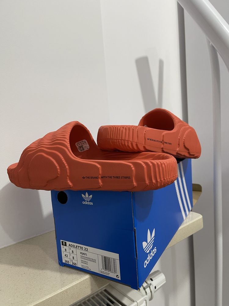 adidas Adilette 22 "Red" HQ4671 8.0 UK