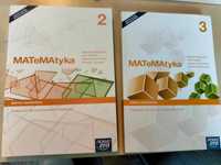 Zestaw starych podręczników do matematyki, kl. 2 i 3 szkół średnich