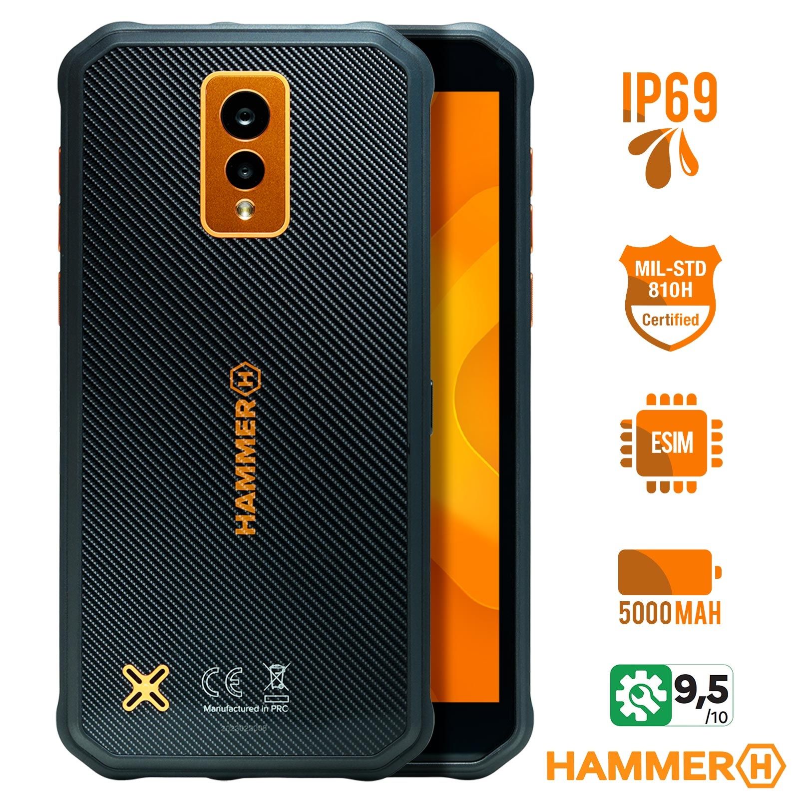 Telefone Hammer X 64GB Anti-Choque/Agua bateria alta capacidade