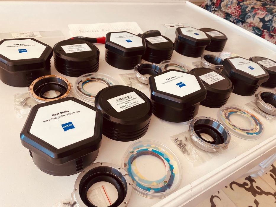 6 lentes prime Zeiss CP.2 EF e PL Mount - CINEMA - IMACULADAS!