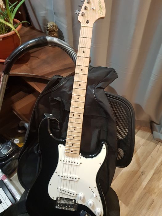 СРОЧНО Fender Squier Affinity MN BLACK НАБОР + ЧЕХОЛ