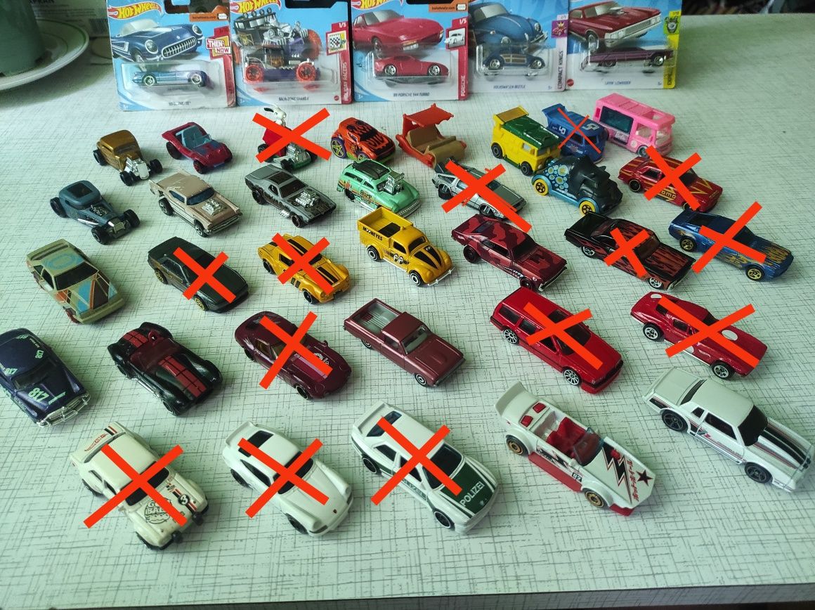 Hot wheelsy całość lub pojedynczo
