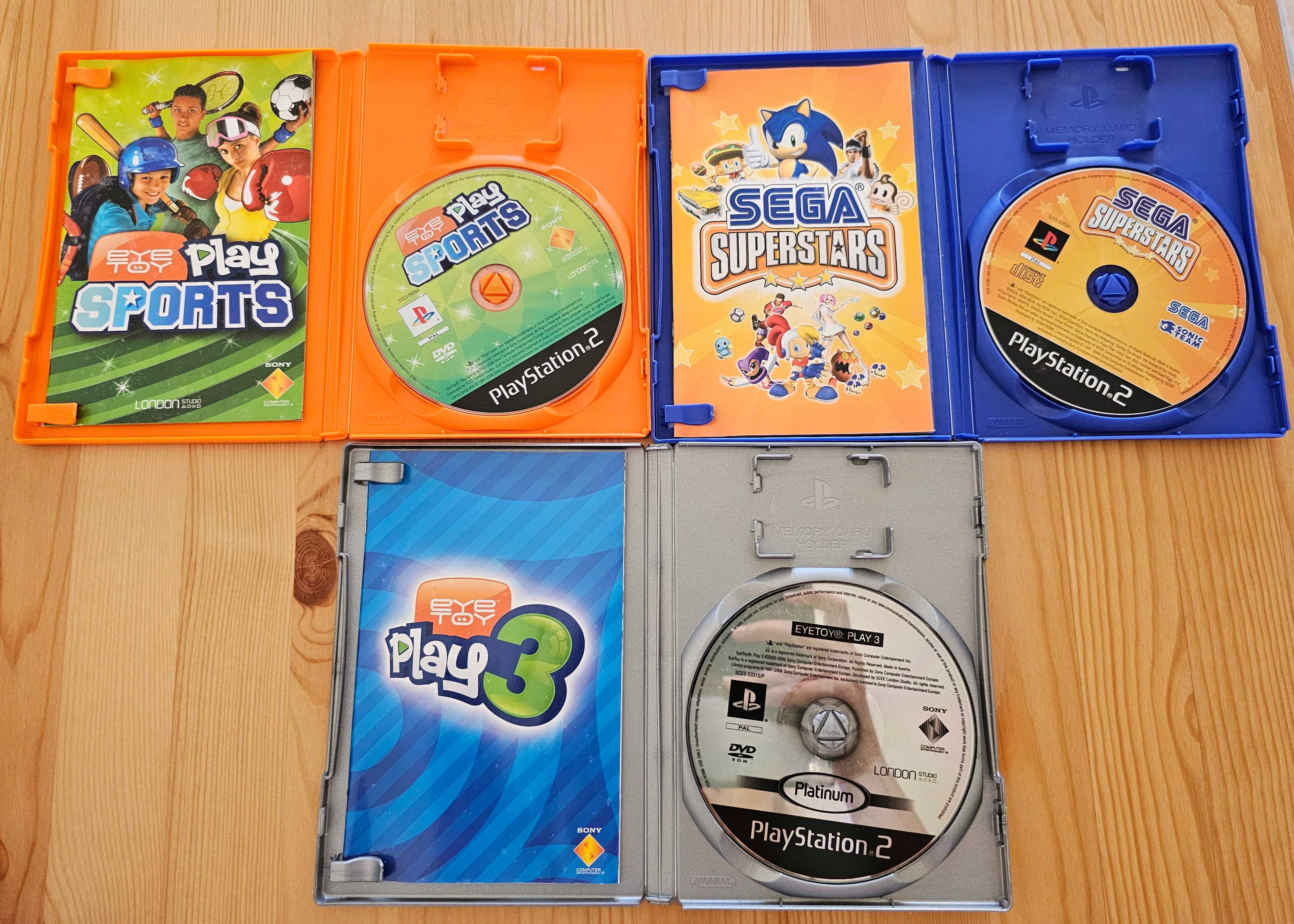 3 jogos com câmara eyetoy