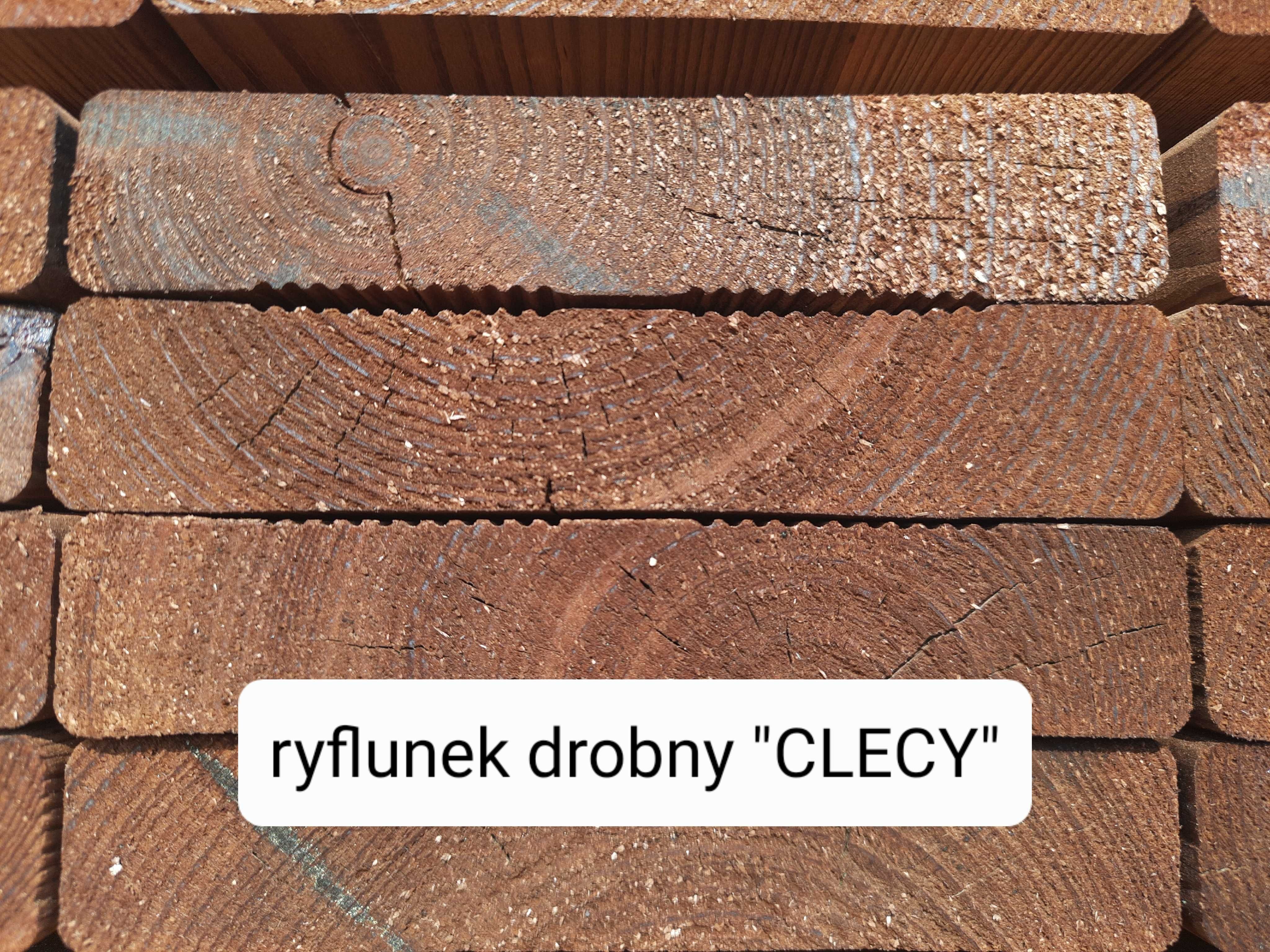 Deska tarasowa impregnowana ciśnieniowo Sylva Durapin 27x145 mm 4 mb