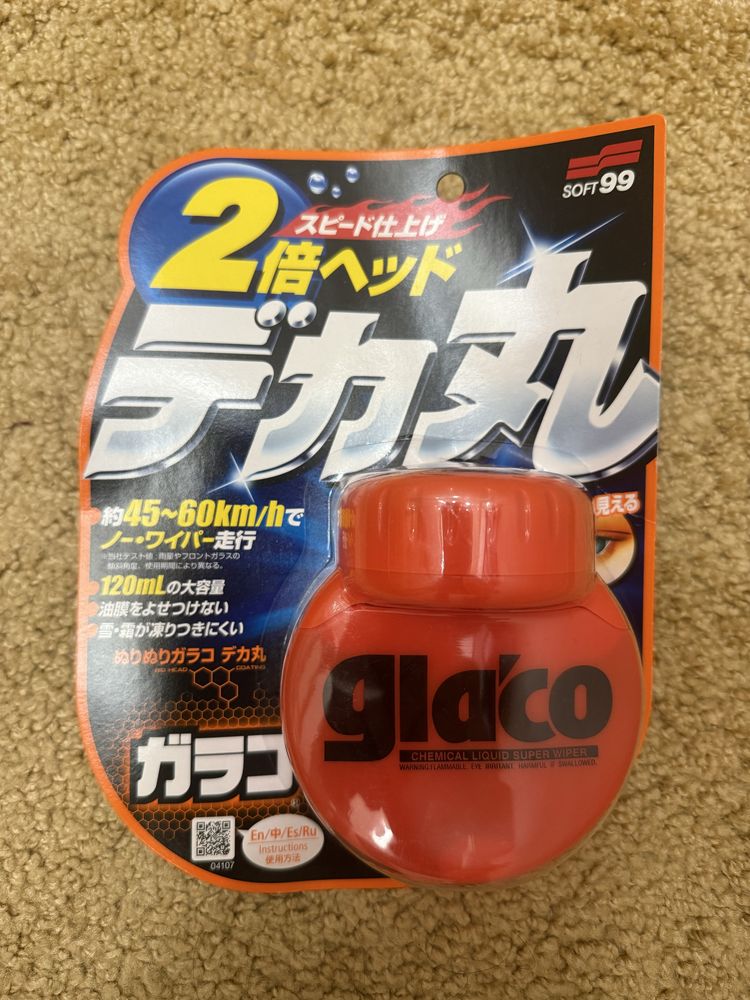 Антидощ автомобільний Soft99 Glaco Roll on Large 120 ml