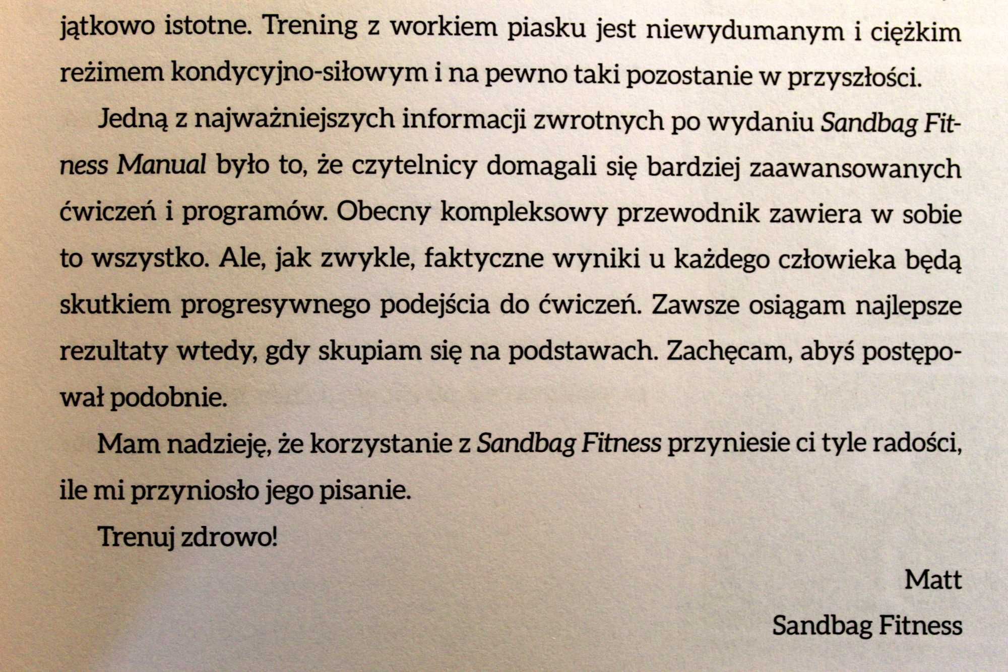 Crossfit: Sandbag - trening z workiem piasku