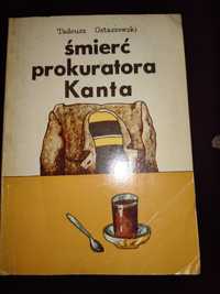 Książka ,, Śmierć prokuratora Kanta "