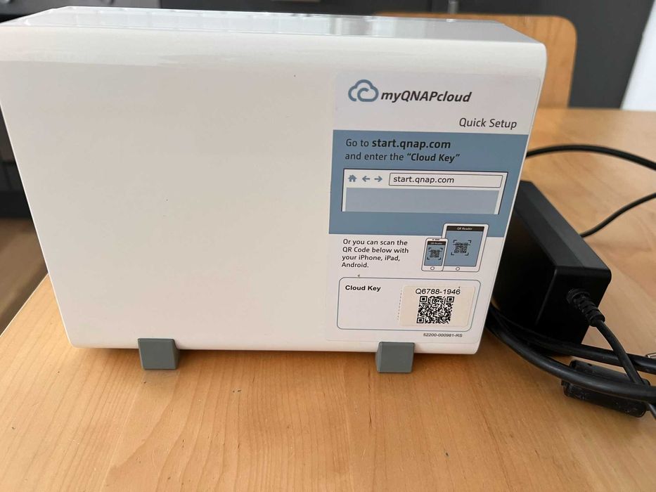 serwer plików QNAP TS-212P + 2× WD RED 4TB