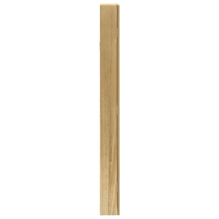 Vidaxl Wisząca Szafka Na Biżuterię, Z Lustrem, 37,5X10X106 Cm